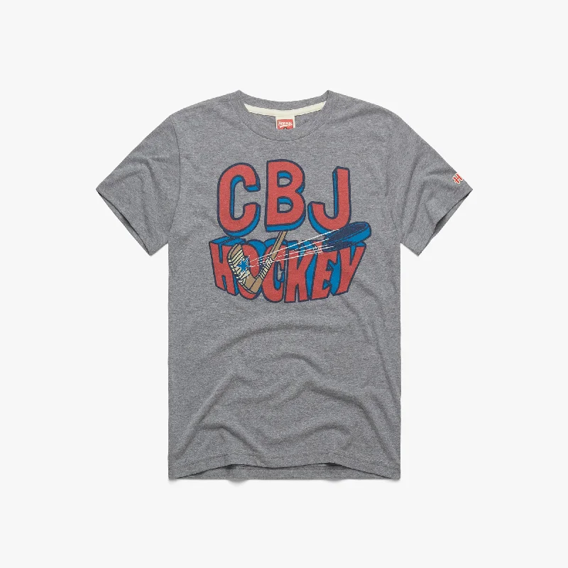 Custom Color T-Shirt for Special Occasions-CBJ Hockey