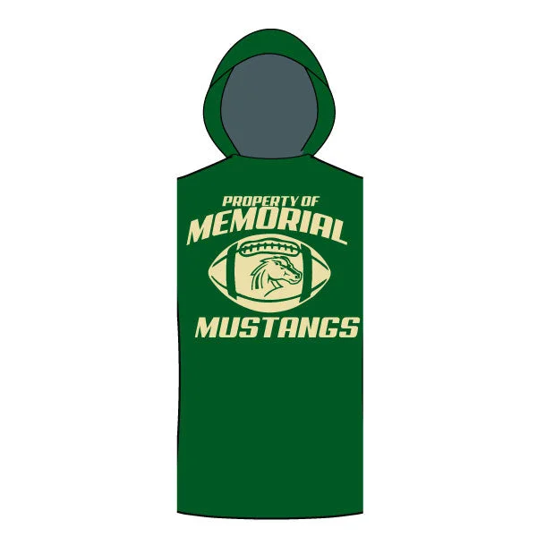 Warm and Fuzzy Hoodies for Maximum Comfort-MEMORIAL MUSTANGS SLEEVELESS TSHIRT HOODIE