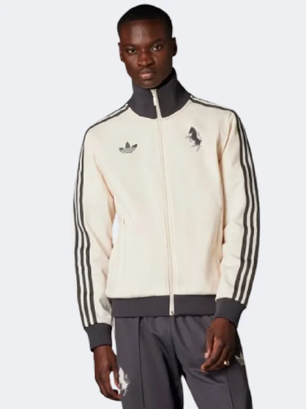 Eco-Friendly Jackets Made from Sustainable Materials-Adidas Juventus Og Men Football Jacket Wonder White