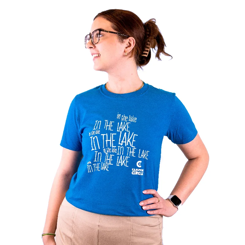 Limited Edition T-Shirt for Exclusive Style-In the Lake Sapphire Blue Heather T-Shirt