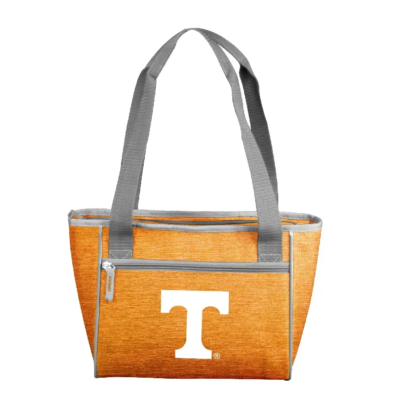 Sleek and Modern Beanies for Minimalist Style-Tennessee Crosshatch 16 Can Cooler Tote