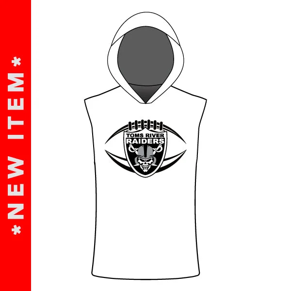 Tech Hoodies for Modern Performance-TOMS RIVER RAIDERS SLEEVELESS T SHIRT HOODIE (WHITE)