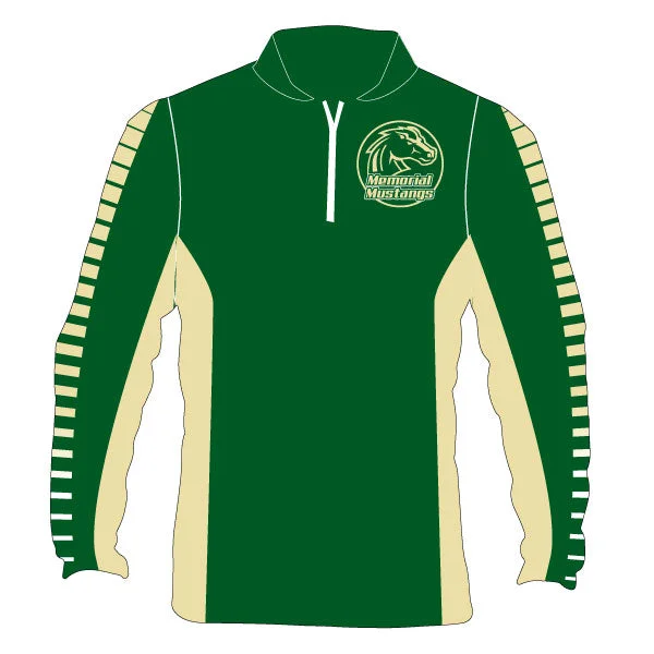 Functional and Stylish Utility Jackets-MEMORIAL MUSTANGS 1/4 ZIP JACKET