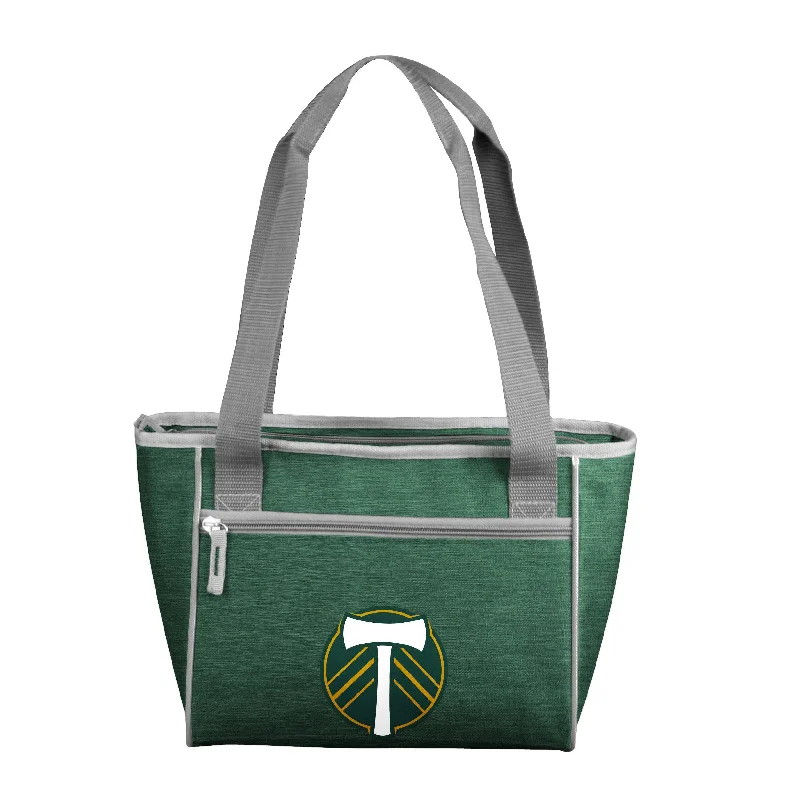 Classic Newsboy Caps for Vintage Vibes-Portland Timbers Crosshatch 16 Can Cooler Tote