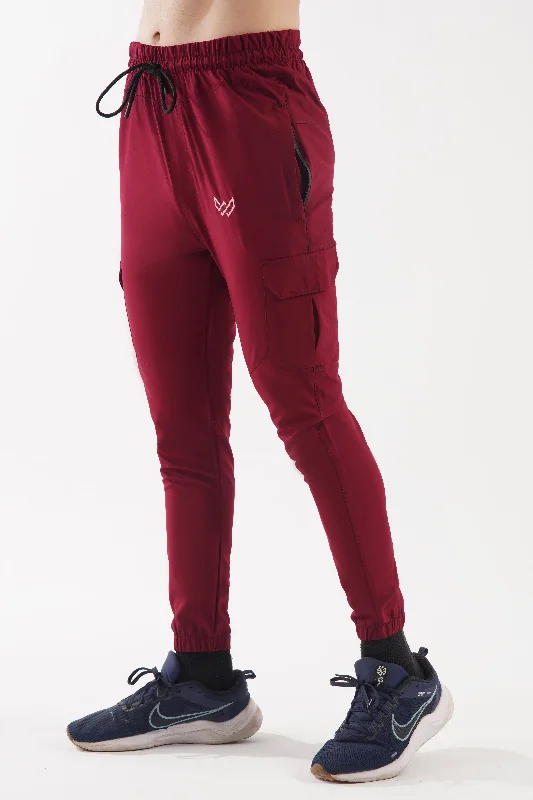 Custom Work Pants for Outdoor Jobs-Cargo Pro pants - Maroon