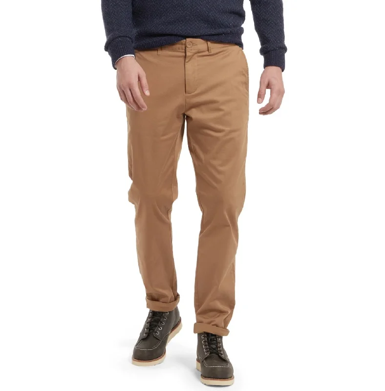 Relaxed Lounge Pants for Comfort at Home-Jesse Stretch Chino Pants (Slim Fit) - British Tan