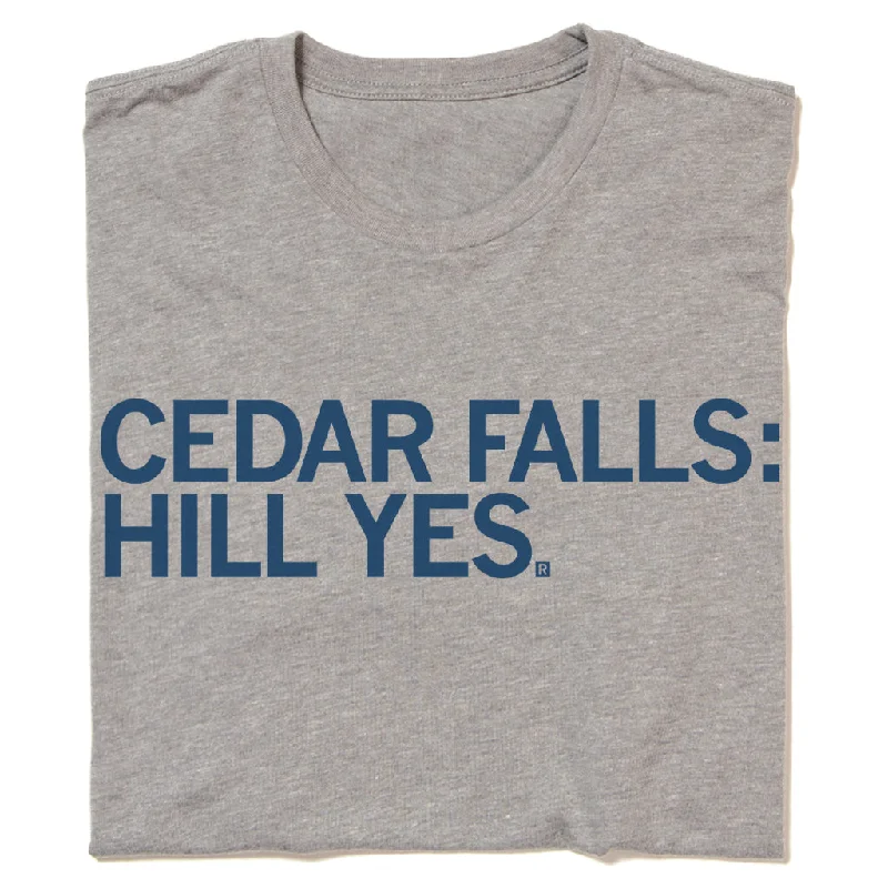 Organic Cotton T-Shirt for Eco-Friendly Fashion-Cedar Falls: Hill Yes