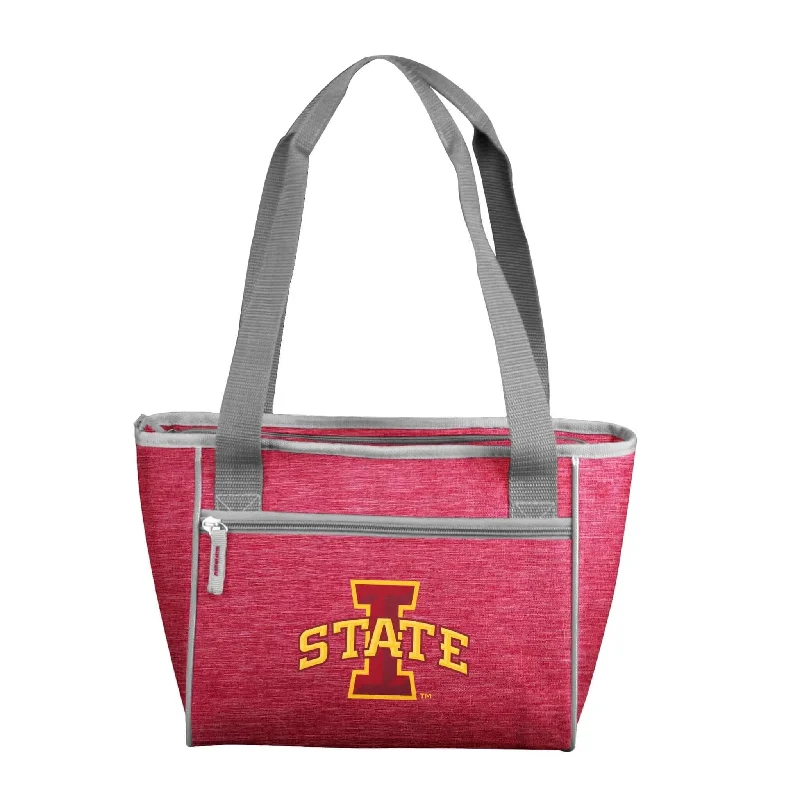 High-Quality Performance Hats for Athletes-Iowa State Crosshatch 16 Can Cooler Tote