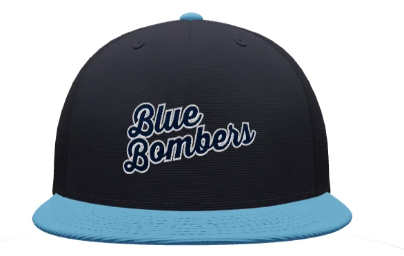 Vintage Style Caps for Retro Fashion-BLUE BOMBERS CAROLINA LOGO HAT