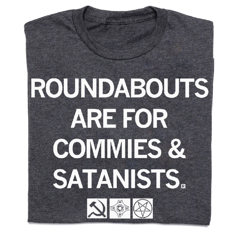 Eco-Friendly T-Shirt with Sustainable Fabric-Roundabout: Commies & Satanists