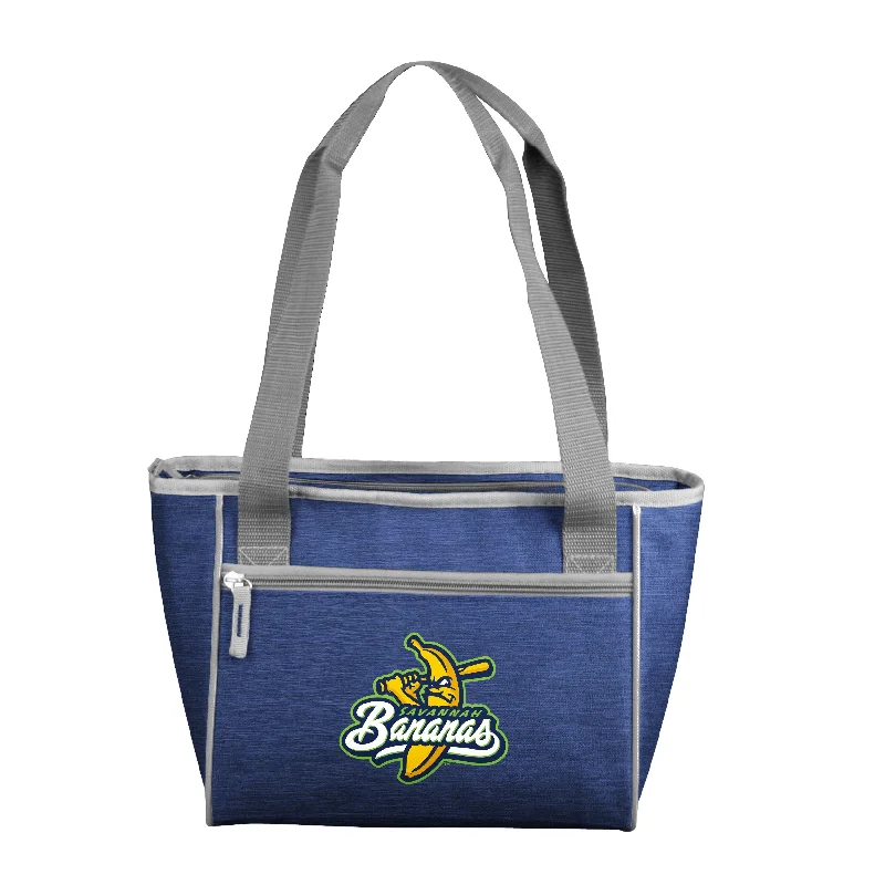 Sleek and Modern Beanies for Minimalist Style-Savannah Bananas Crosshatch 16 Can Cooler Tote