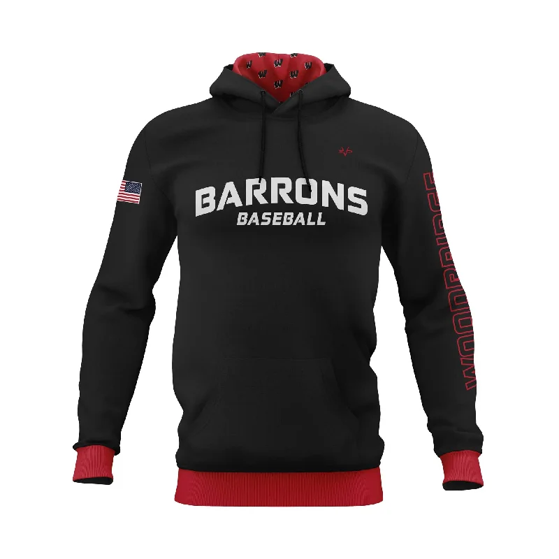 Soft Cotton Hoodies for Everyday Comfort-Woodbridge Barrons Black Hoodie