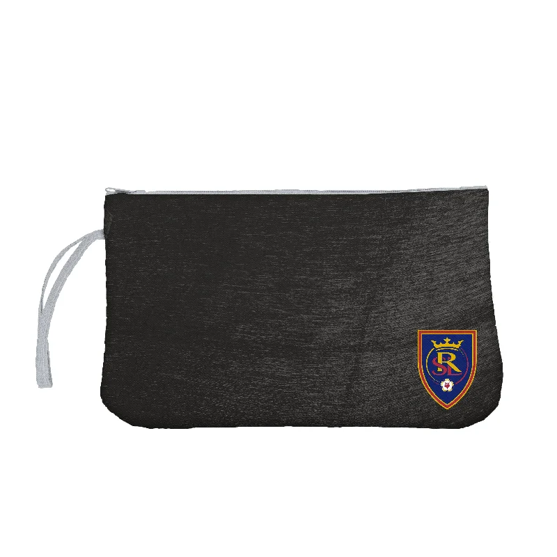 Athletic Visors for Tennis and Golf-Real Salt Lake Black Crosshatch Wristlet