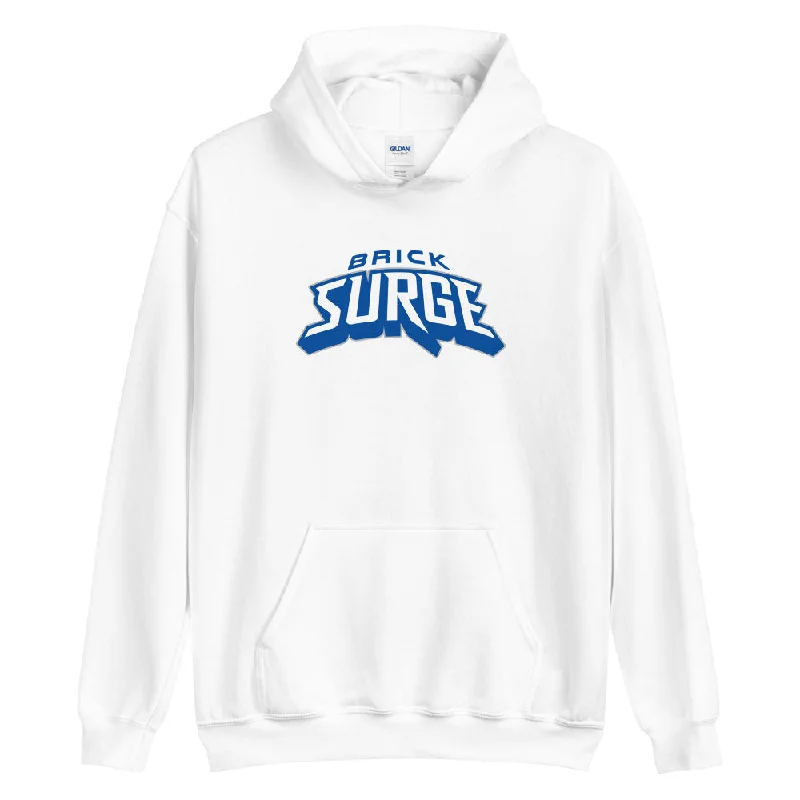 Hoodies with Hoods for Extra Warmth-Brick Surge Unisex Hoodie Logo #2