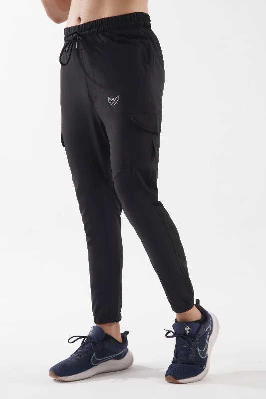 Slim-Fit Trousers for Formal Occasions-Cargo Pro pants - Black