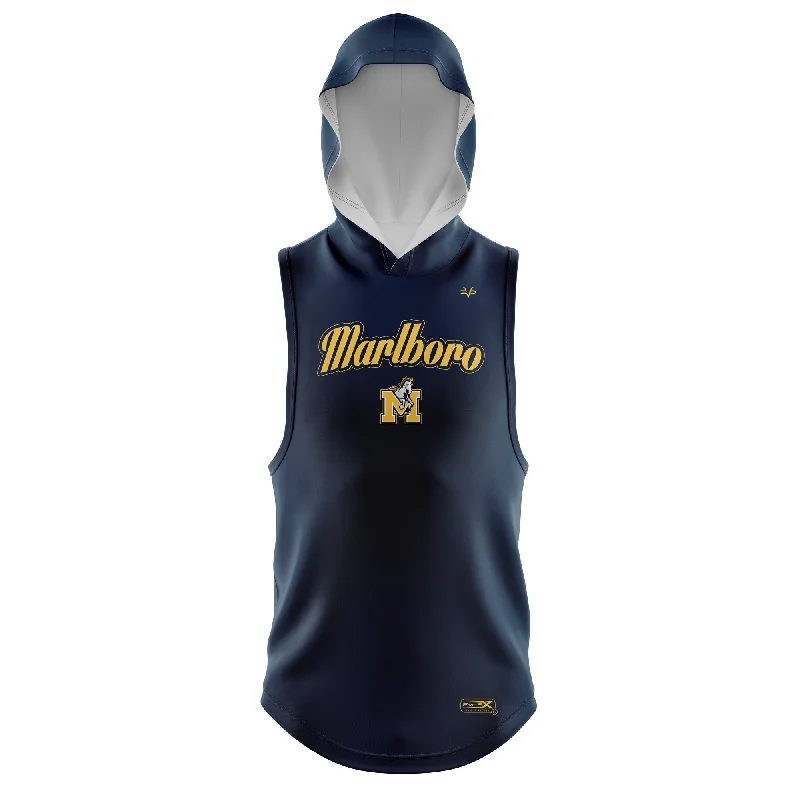 Cozy Hoodies for Relaxing Evenings-Mustangs Lt Weight Sleeveless Hoodie