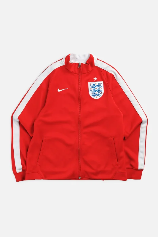 Softshell Jackets for Comfort and Flexibility-Vintage England Soccer Track Jacket - Women's S