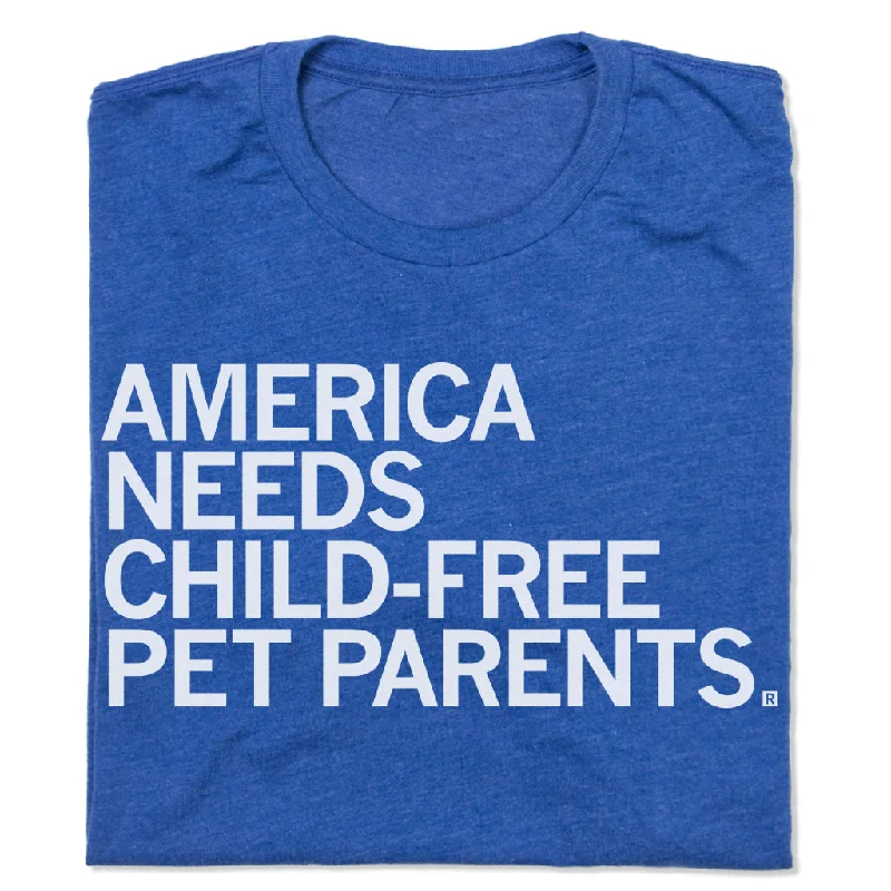 Trendy T-Shirt with Unique Patterns-America Needs Pet Parents