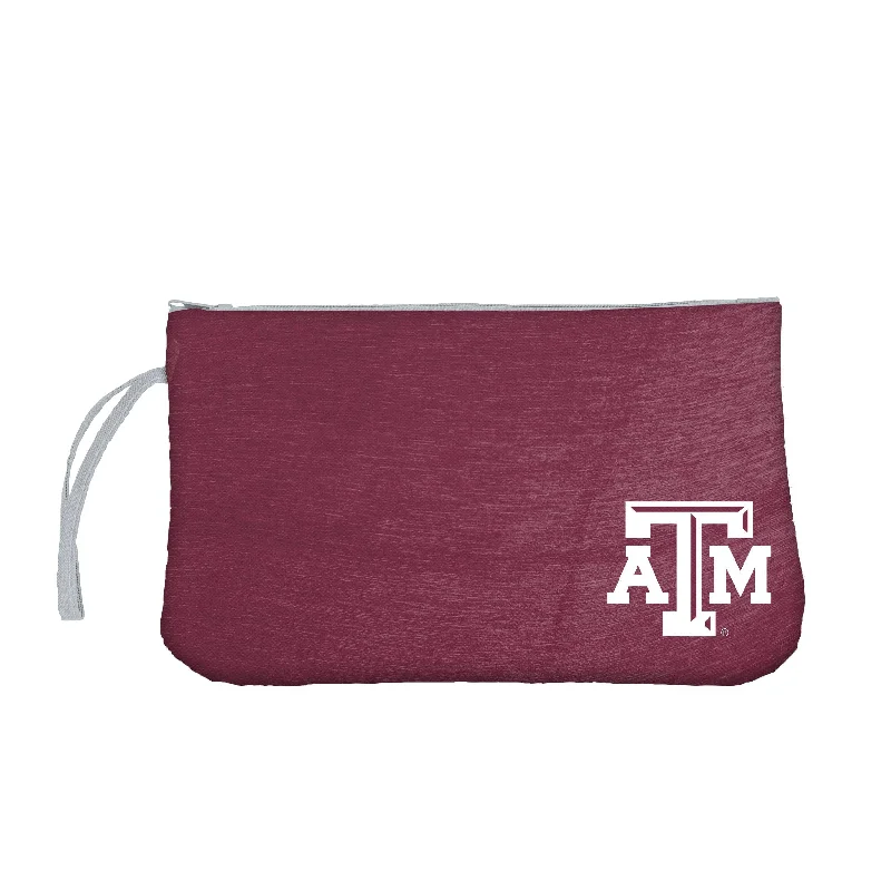 Comfortable Beanies for Chill Weather-Texas A&M Crosshatch Wristlet