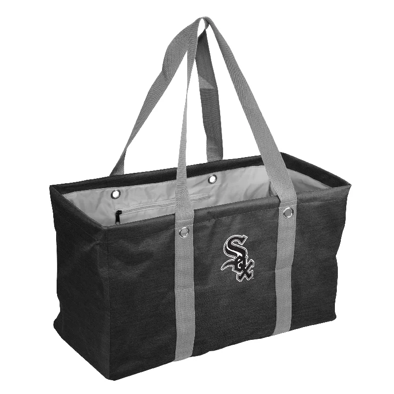 Sleek Leather Caps for Premium Style-Chicago White Sox Crosshatch Picnic Caddy