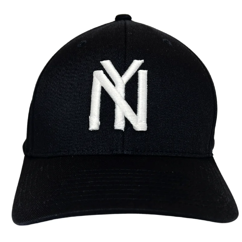 Stylish Straw Hats for Warm Weather-New York Black Yankees Flex Hat