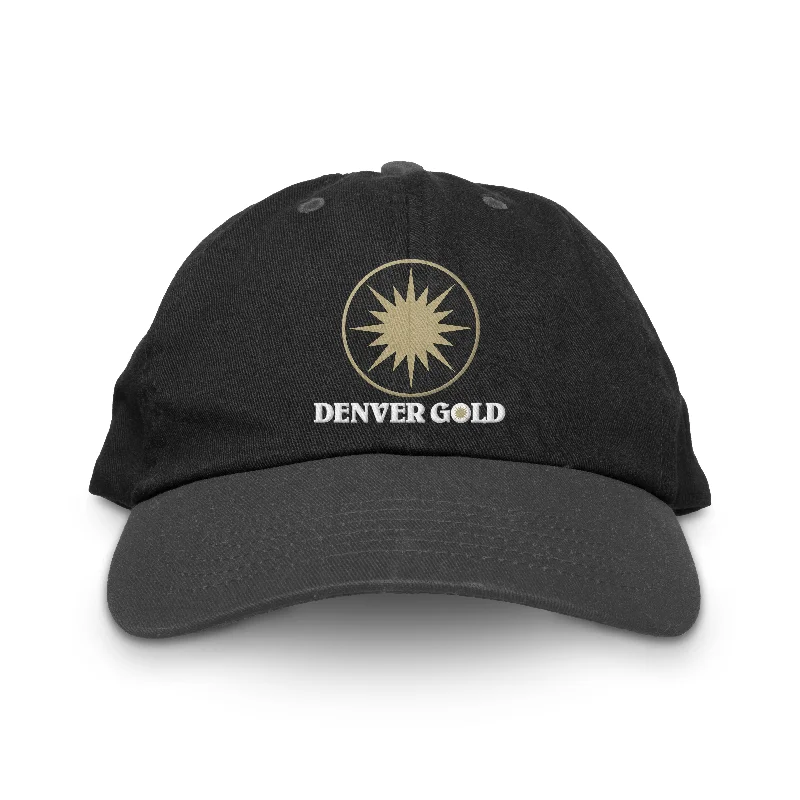 Trendy Bucket Hats for Summer Festivals-Denver Gold Unstructured Hat