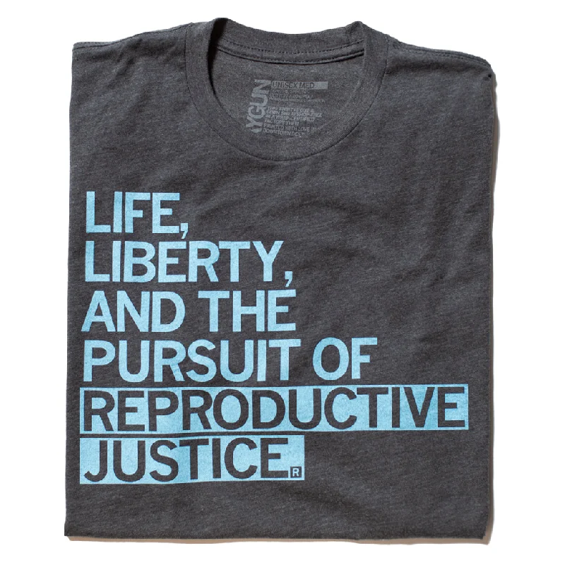 T-Shirt with Embroidered Logo for Subtle Branding-Reproductive Justice