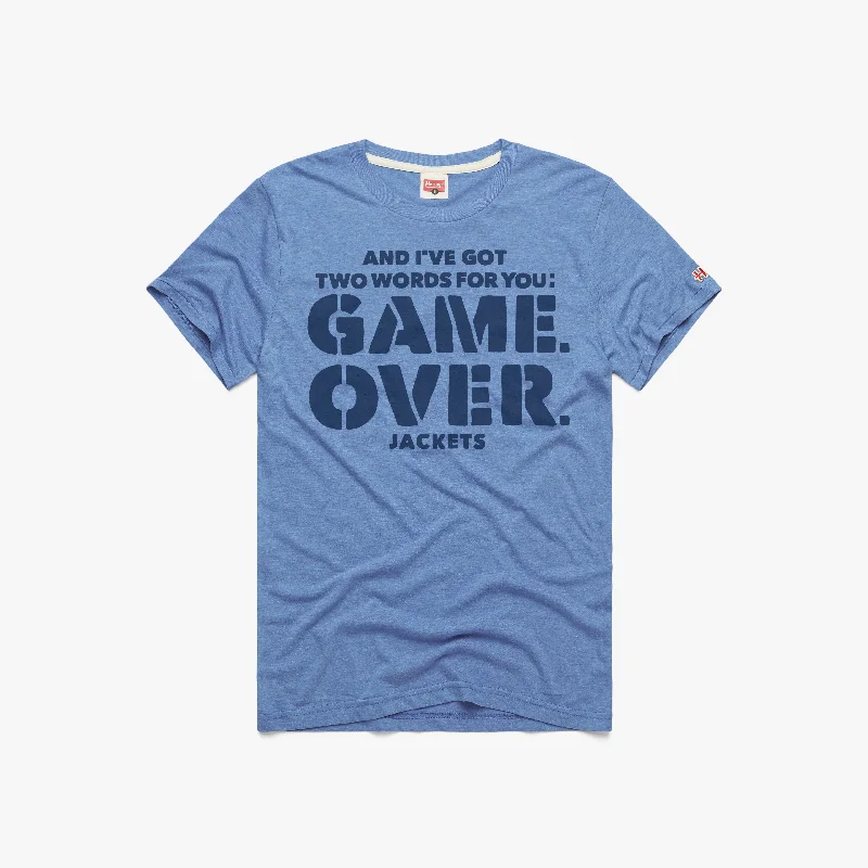 T-Shirt with Fun Quotes for Casual Vibes-CBJ Game Over