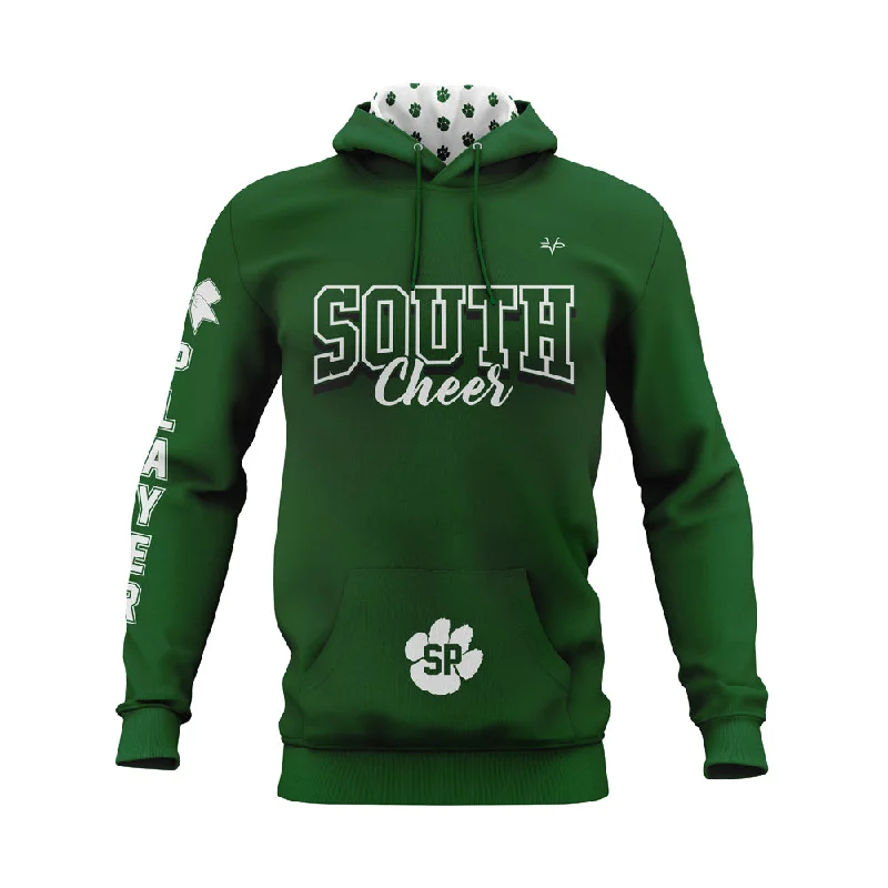 Warm Hoodies for Winter Wear-SOUTH PLAINFIELD TIGERS Cheer Hoodie W Kangaroo