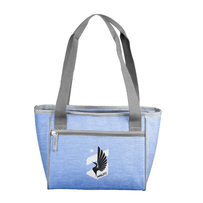 Elegant Fascinator Hats for Special Events-Minnesota United Crosshatch 16 Can Cooler Tote