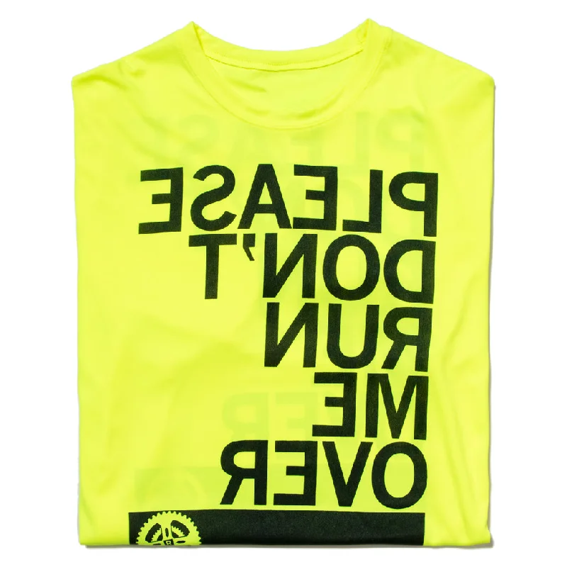 Graphic Print T-Shirt for Streetwear Style-Don't Run Me Over Cyclist