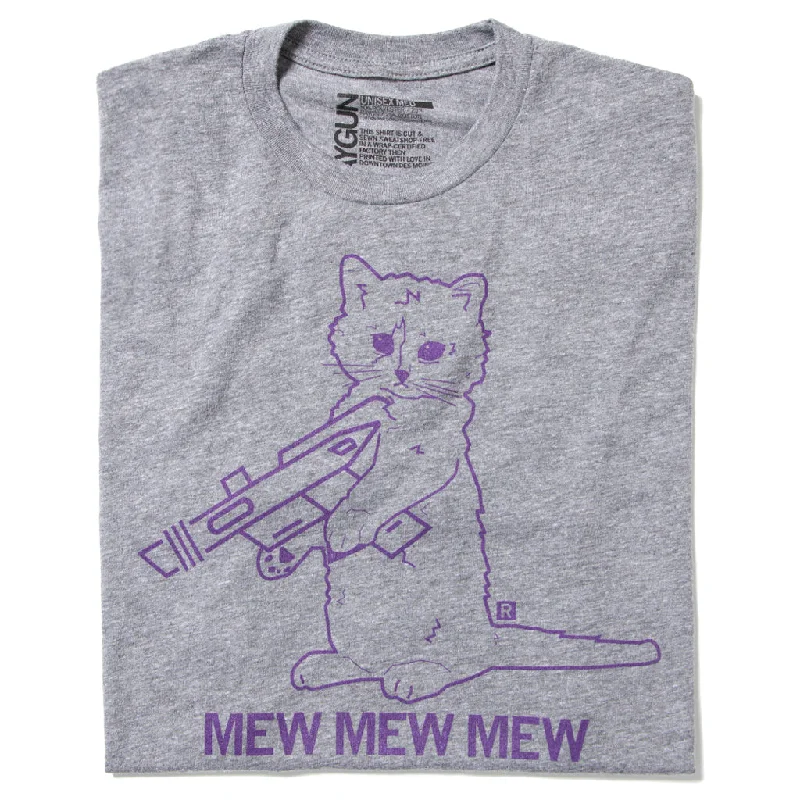 T-Shirt with Vibrant Colors for Bold Look-Mew Mew Mew