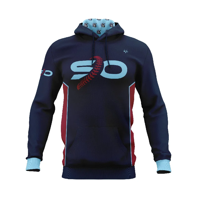 Custom Hoodie Sweatshirts for Groups-SOBA Sublimated Baseball  Hoodie