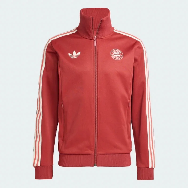 Lightweight Windbreakers for Outdoor Activities-Bayern Munich FC 2024/25 OG BB Track Jacket Football Soccer Black  by Adidas