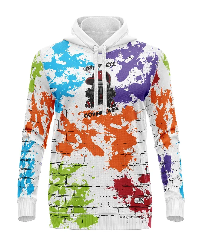 Warm and Soft Fleece Hoodies for Comfort-Graffiti Cornhole Hoodie