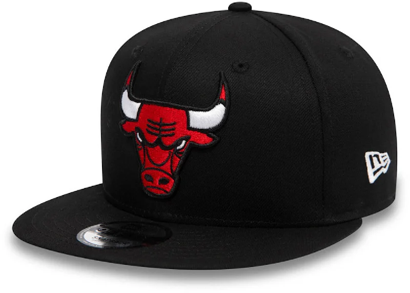 Sun Protection Hats for Outdoor Enthusiasts-Chicago Bulls New Era 950 NBA Team Black Snapback Cap