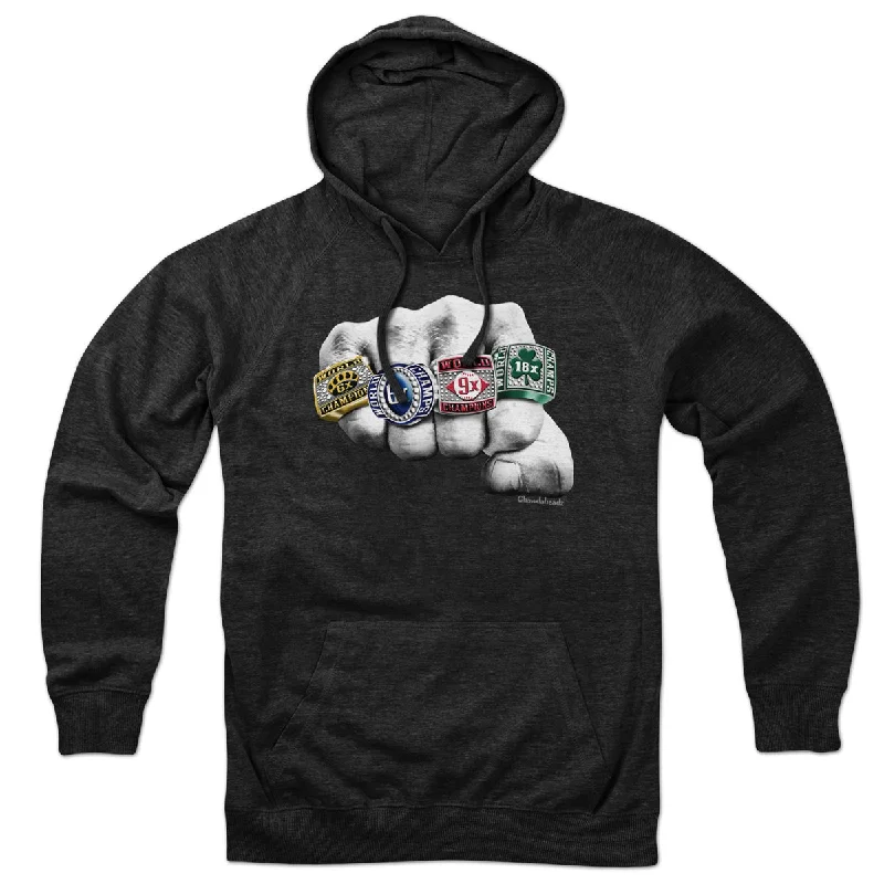 Sports Team Hoodies for Group Apparel-Kiss The Rings Hoodie