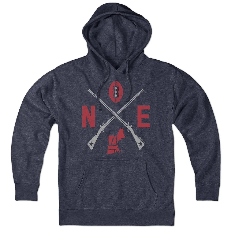 Hoodies with Inspirational Quotes for Motivation-New England Cross Rifles Hoodie