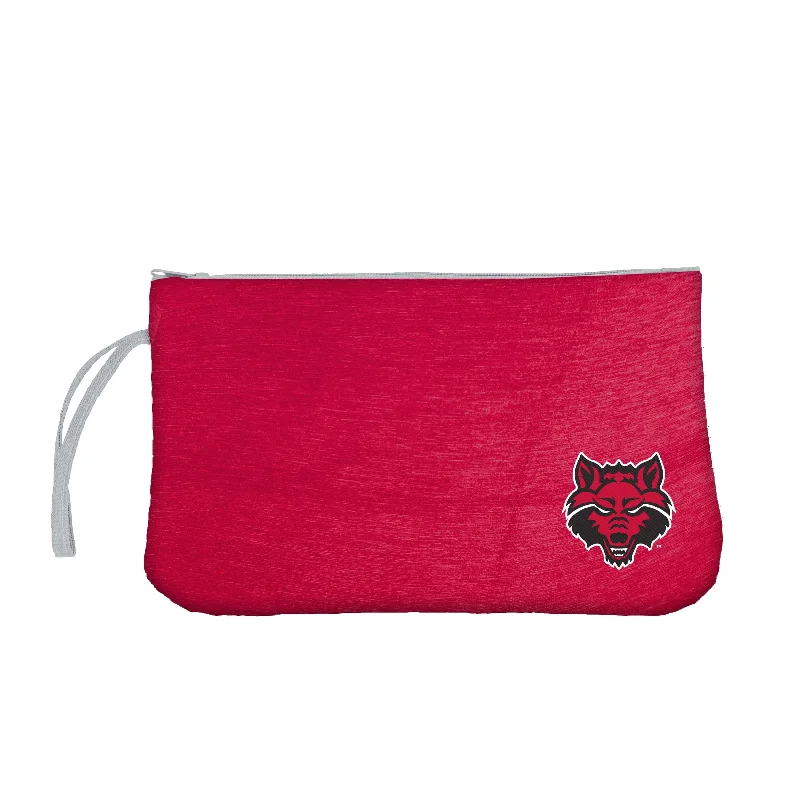 Trendy Visors for Sports and Outdoor Fun-Arkansas State Crosshatch Wristlet