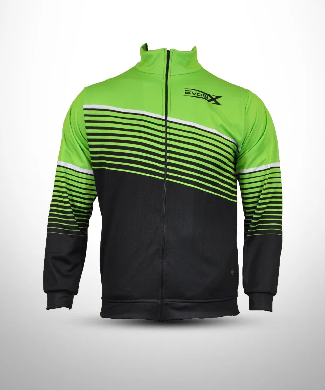 Waterproof Jackets for Outdoor Adventures-Evo9x DIAGONAL STRIPE Full Dye Sublimated Full Zipper Jacket