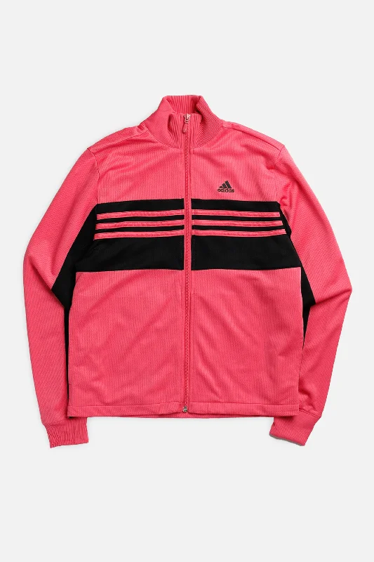 Windproof Jackets for Hiking and Travel-Vintage Adidas Track Jacket - Women's S