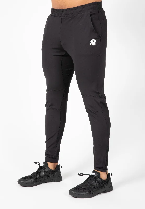 Comfortable Jogging Pants for Fitness-Hamilton Hybrid Pants - Black - Slim Fit