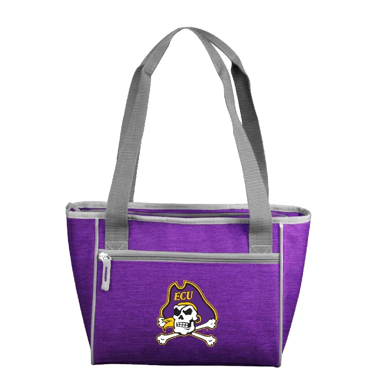 Colorful Sports Caps for Active Days-East Carolina Crosshatch 16 Can Cooler Tote