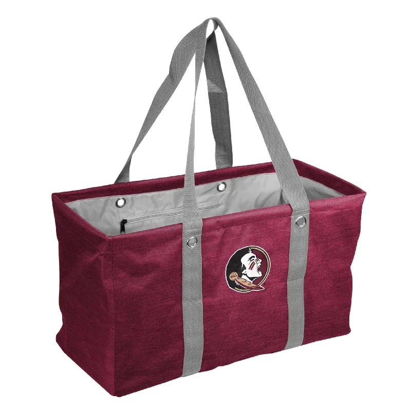 Adjustable Fitted Hats for Comfort-Florida State Crosshatch Picnic Caddy