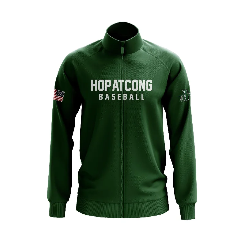 Customizable Jackets for Personalized Designs-HOPATCONG BASEBALL FULL ZIP JACKET