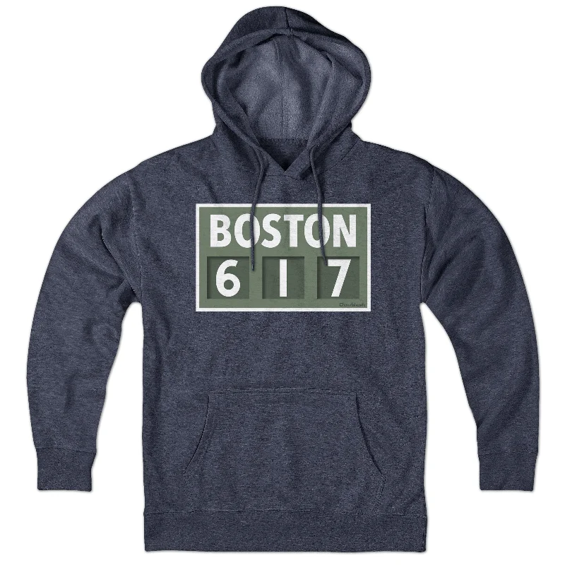 Long Sleeve Hoodies for Extra Coverage-Boston 617 Scoreboard Hoodie