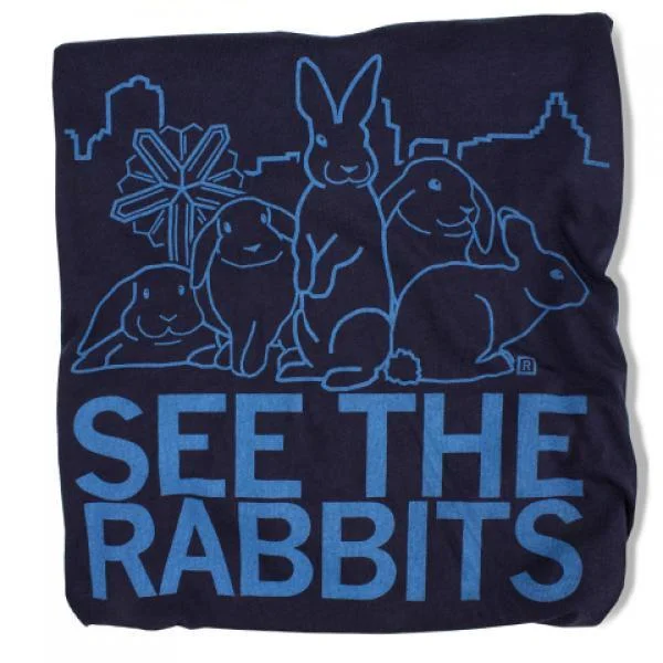 Casual T-Shirt with Relaxed Silhouette-See the Rabbits