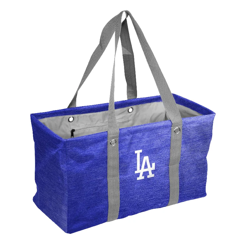 Lightweight Running Caps for Athletic Comfort-Los Angeles Dodgers Crosshatch Picnic Caddy