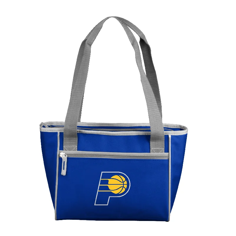 Comfortable Bucket Hats for Beach Days-Indiana Pacers Crosshatch 16 Can Cooler Tote