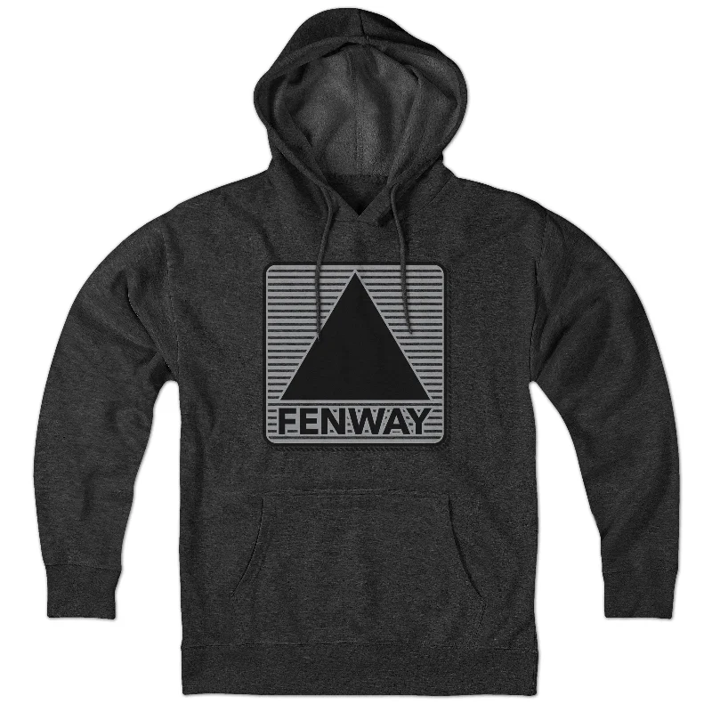 Casual Everyday Hoodies for Comfort-Fenway Sign Blackout Hoodie